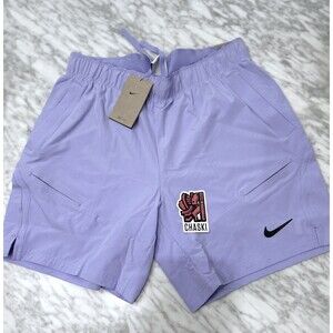 Nike Court Advantaged Dri-Fit 7" Tennis Shorts Purple FD5334-580 Men’s Large